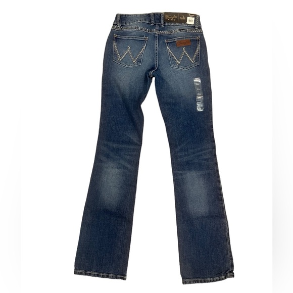 Wrangler Retro Sadie Low-Rise Boot Cut Jeans 28/5x36 - Picture 2 of 6